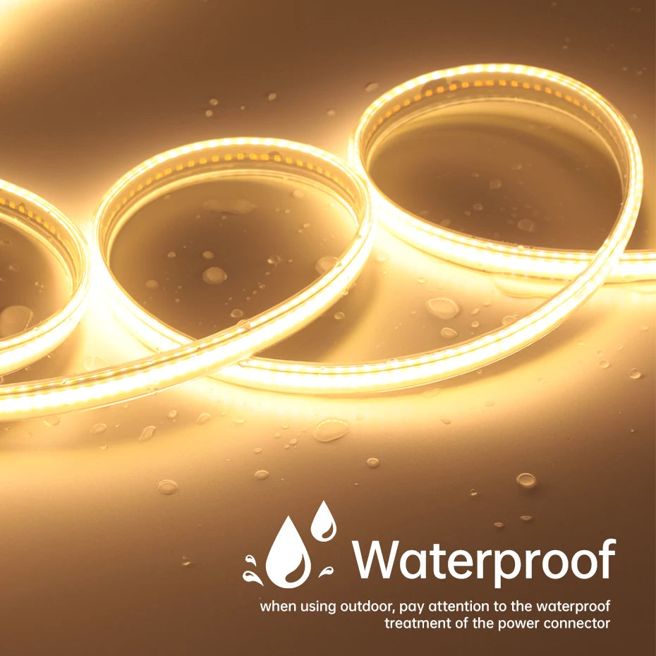 LineaFlex 220V COB LED Waterproof Strip Light (1-50meters)