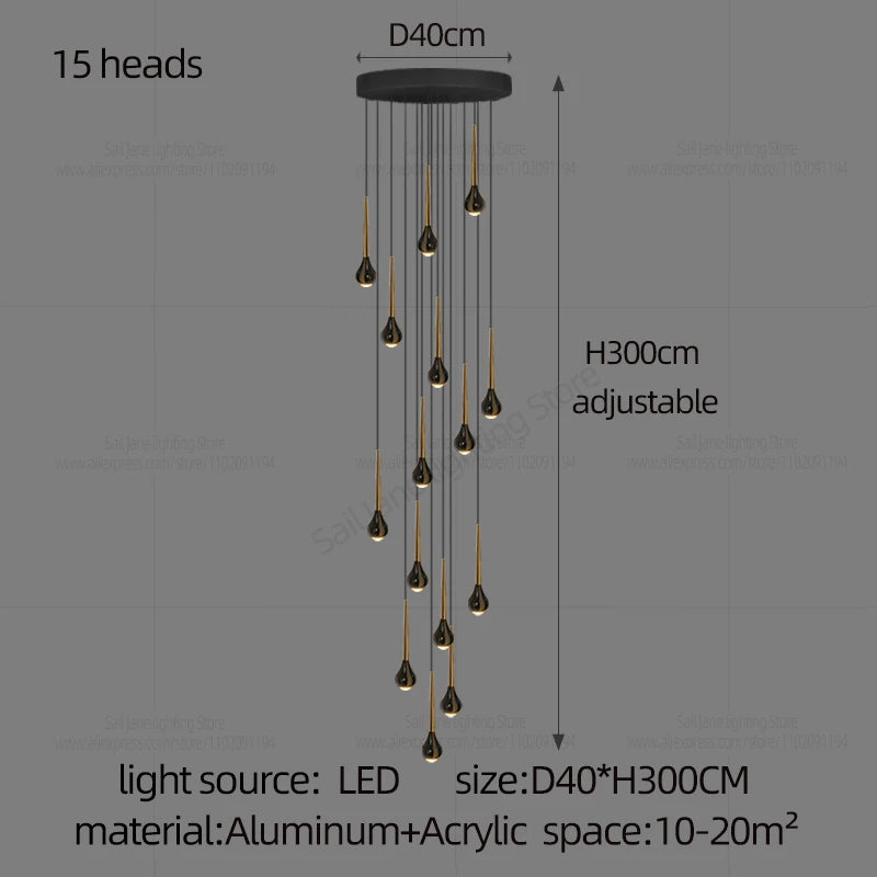 Aquila Cascade Chandelier