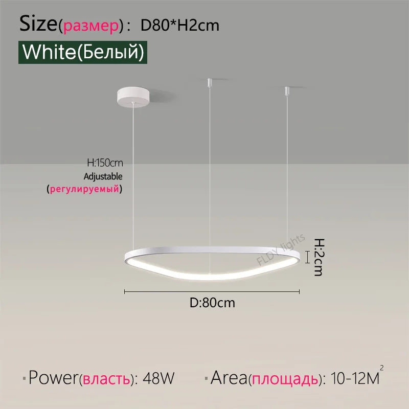 Halo Drift LED Chandelier