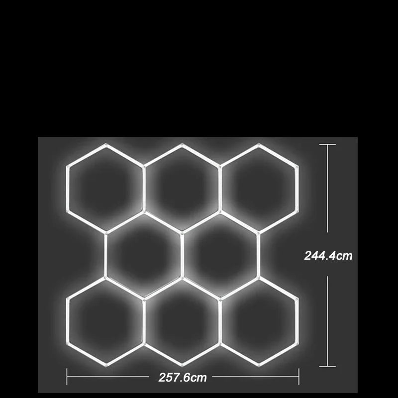 HexaGrid Modular LED Ceiling System