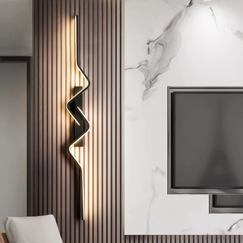 Abstract Nordic LED Wall Light