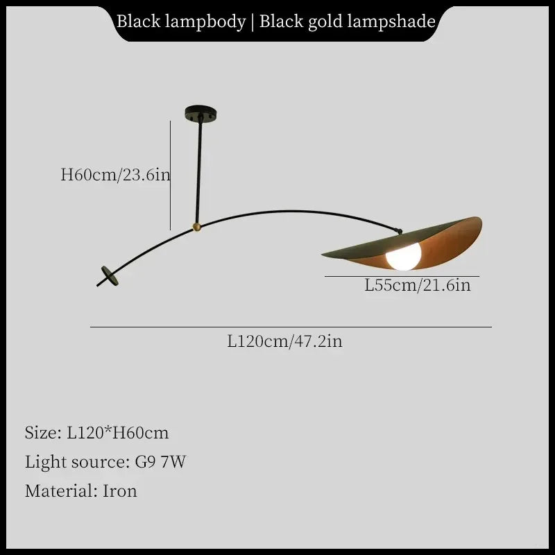 Myrna Disc Semi-Flush Chandelier