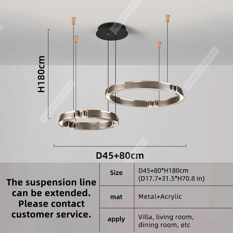 Orbitra Ring Pendant Chandelier
