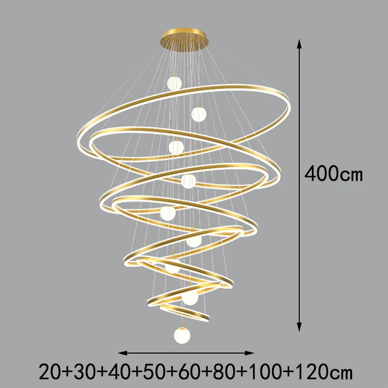 Helix Aura Grand Chandelier