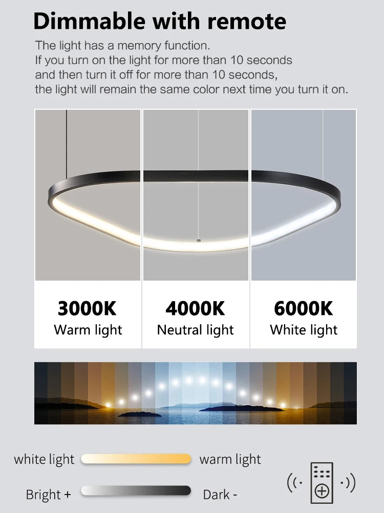 Halo Drift LED Chandelier