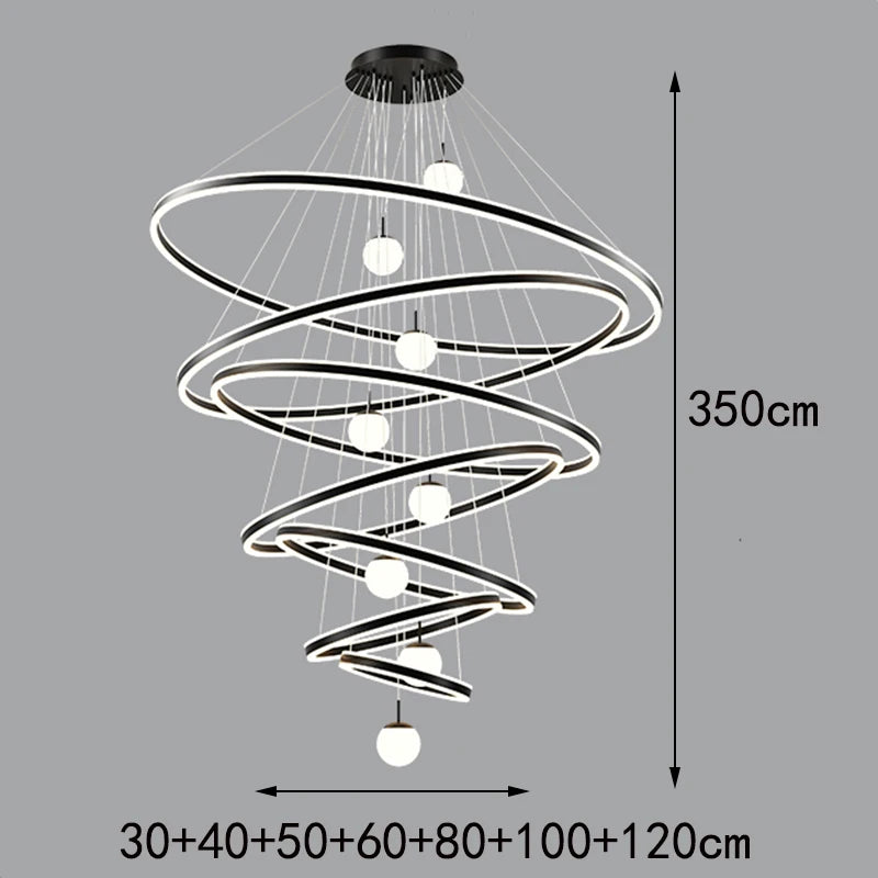 Helix Aura Grand Chandelier