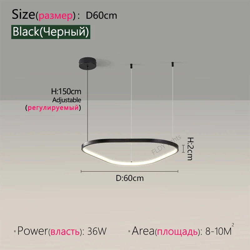 Halo Drift LED Chandelier