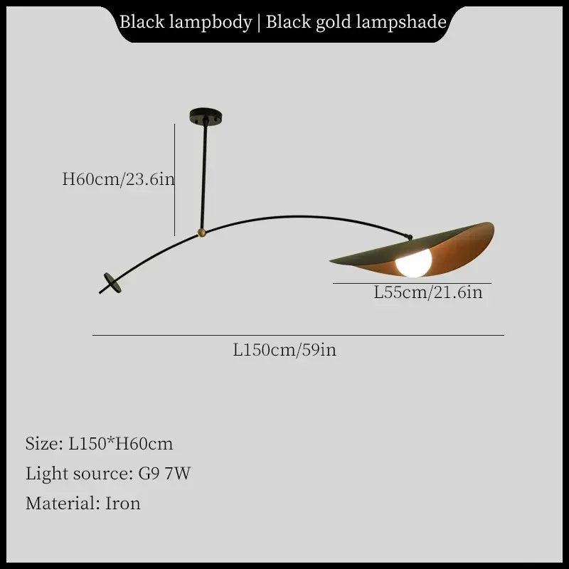 Myrna Disc Semi-Flush Chandelier