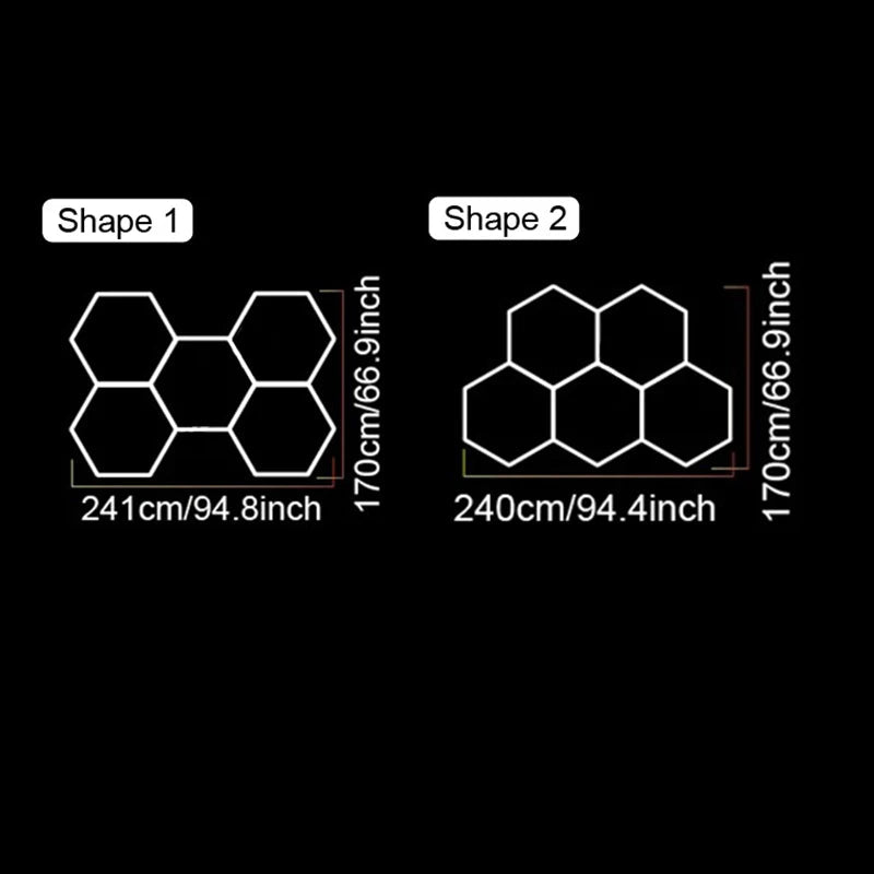 HexaGrid Modular LED Ceiling System