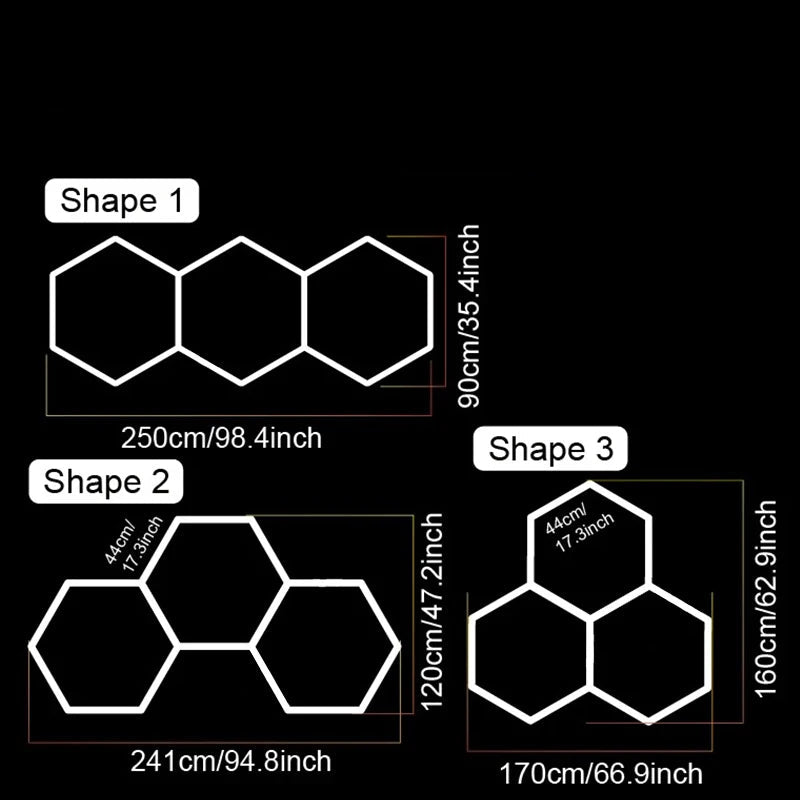 HexaGrid Modular LED Ceiling System