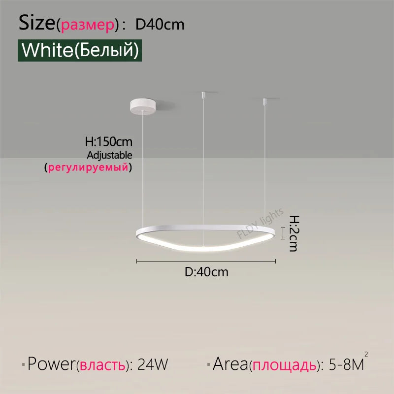 Halo Drift LED Chandelier