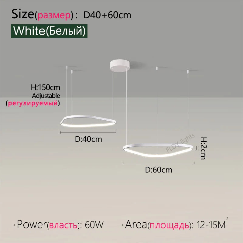 Halo Drift LED Chandelier