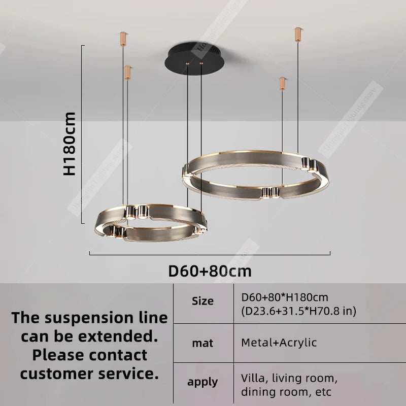 Orbitra Ring Pendant Chandelier