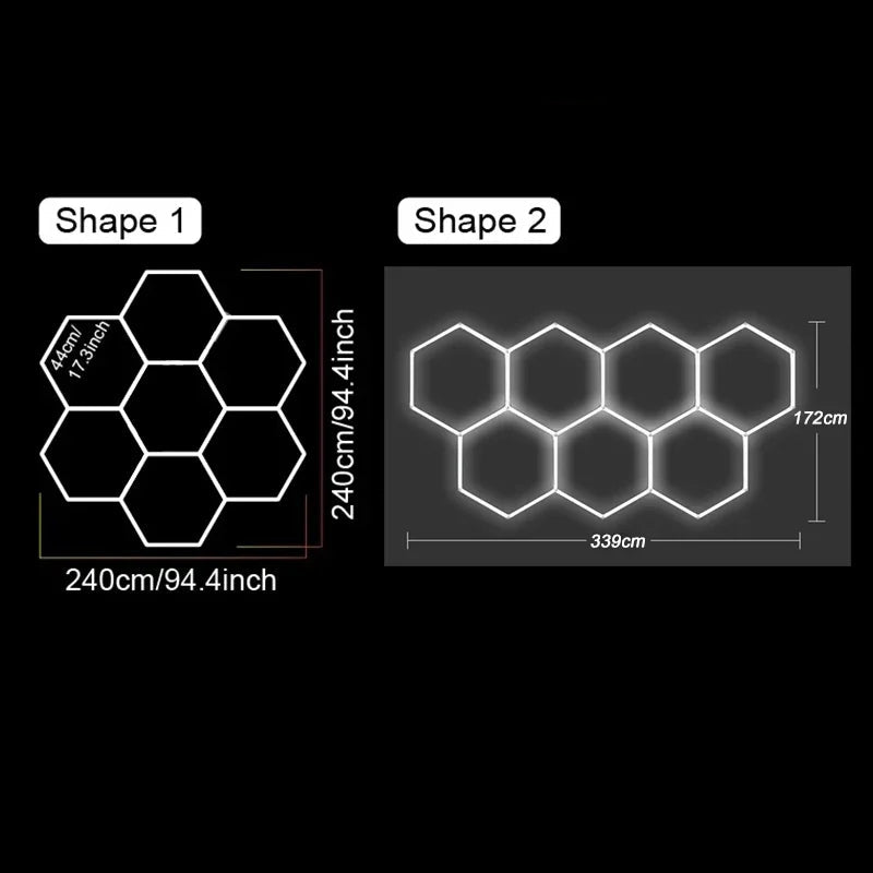 HexaGrid Modular LED Ceiling System