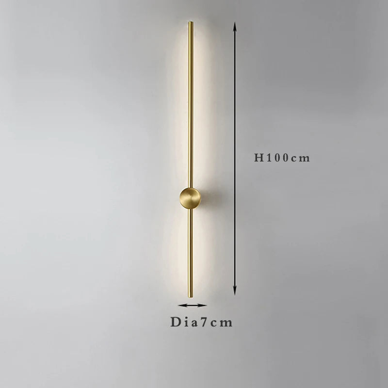 Stockholm Modern Linear LED Wall Light