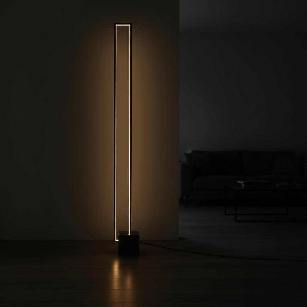 Modern Rectangular LED Floor Lamp