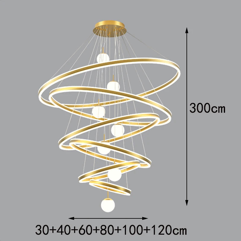 Helix Aura Grand Chandelier
