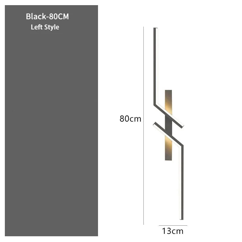 Abstract Minimalist Modern LED Wall Light