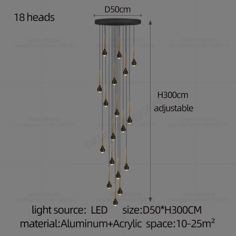 Aquila Cascade Chandelier