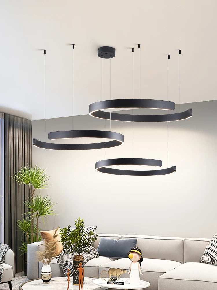 Modern Orbit Ring LED Pendant Light