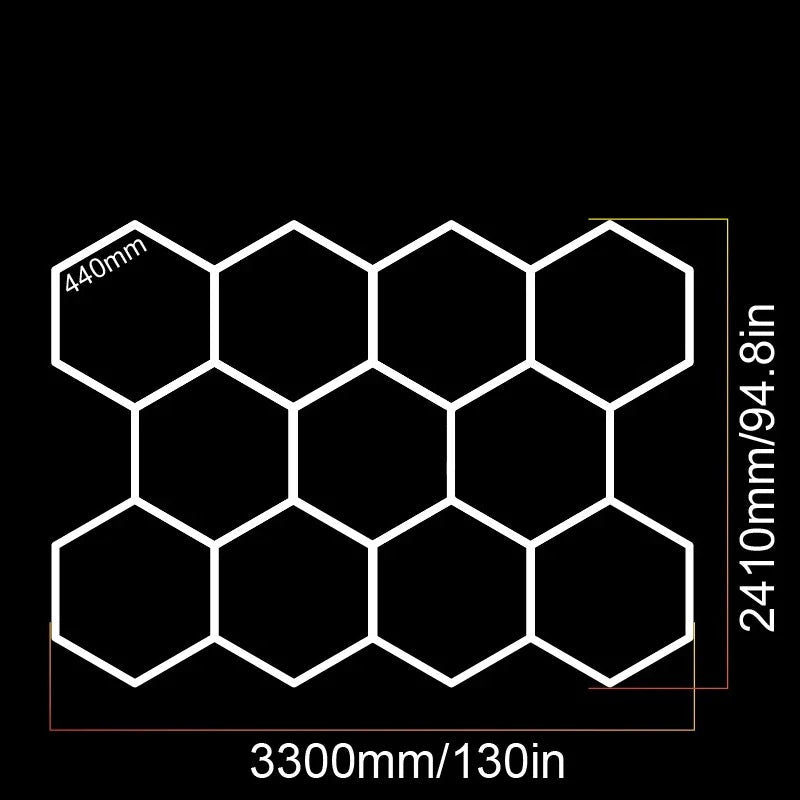 HexaGrid Modular LED Ceiling System