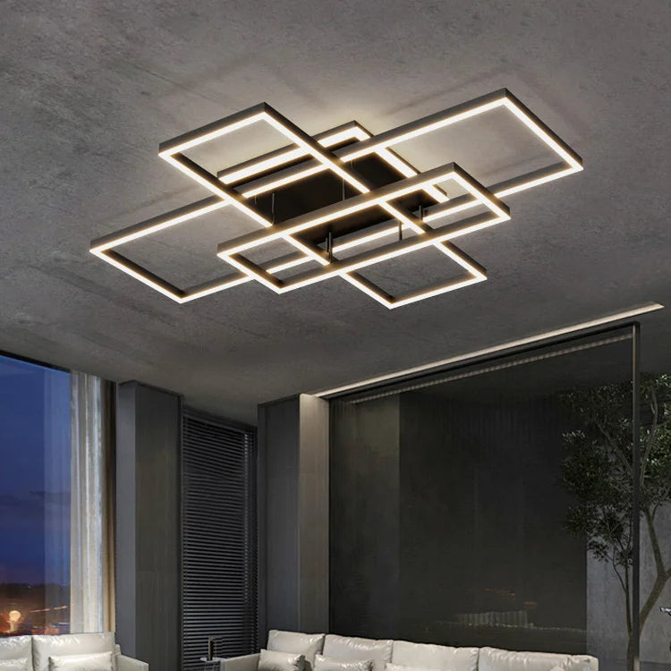 QuadraFlux Geometric Ceiling Light