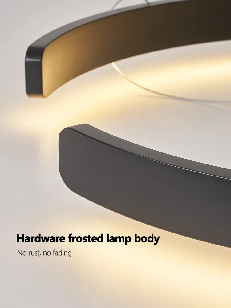 Modern Orbit Ring LED Pendant Light