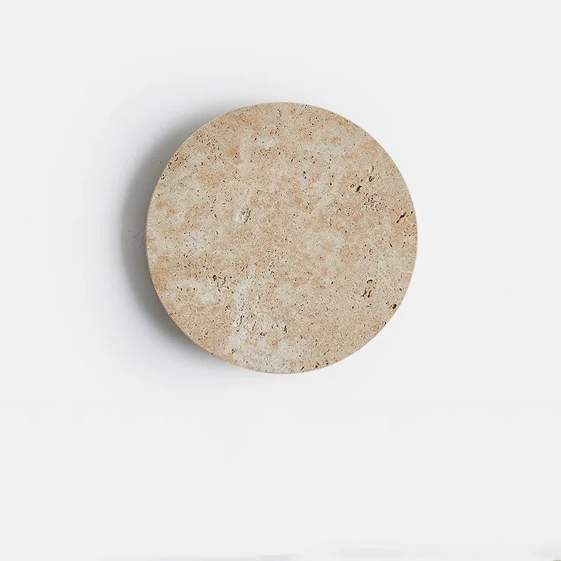 Dune Round Stone LED Wall Lamp