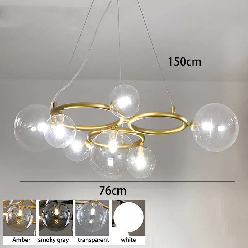 Lunara Glass Cloud Ceiling Pendant