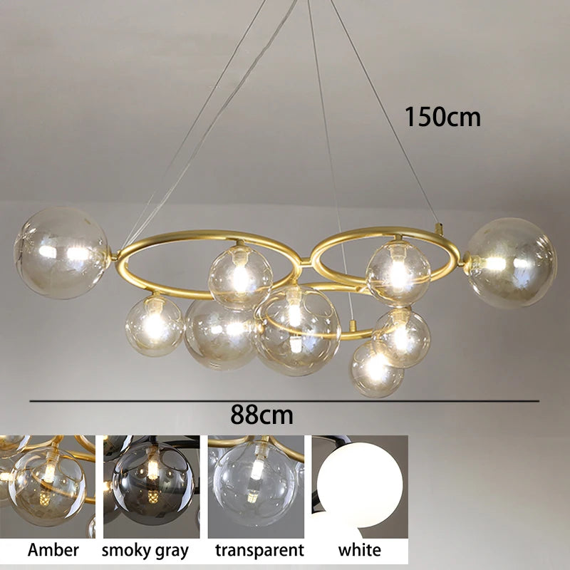 Lunara Glass Cloud Ceiling Pendant