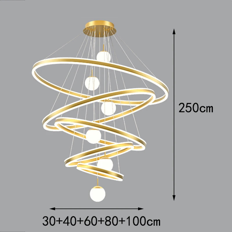 Helix Aura Grand Chandelier