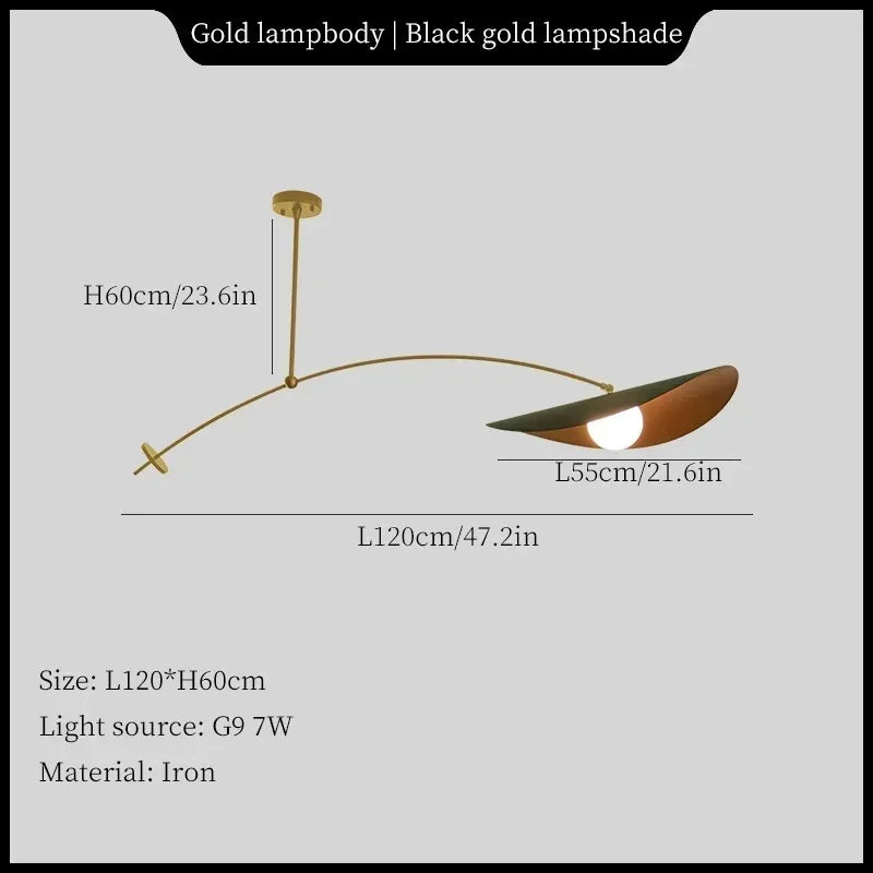 Myrna Disc Semi-Flush Chandelier