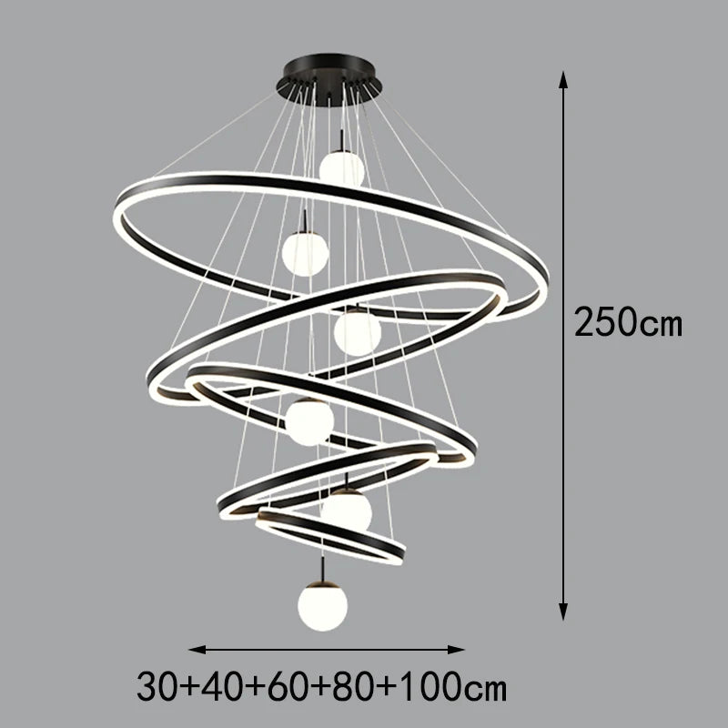Helix Aura Grand Chandelier