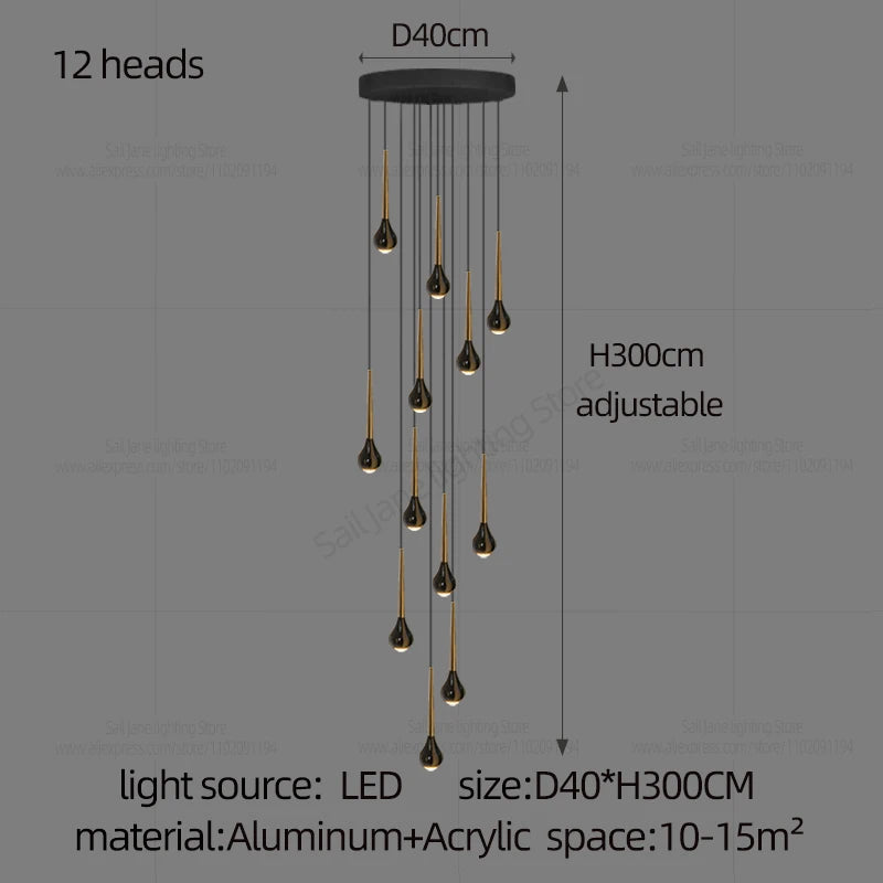 Aquila Cascade Chandelier