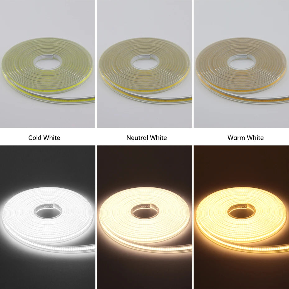 LineaFlex 220V COB LED Waterproof Strip Light (1-50meters)
