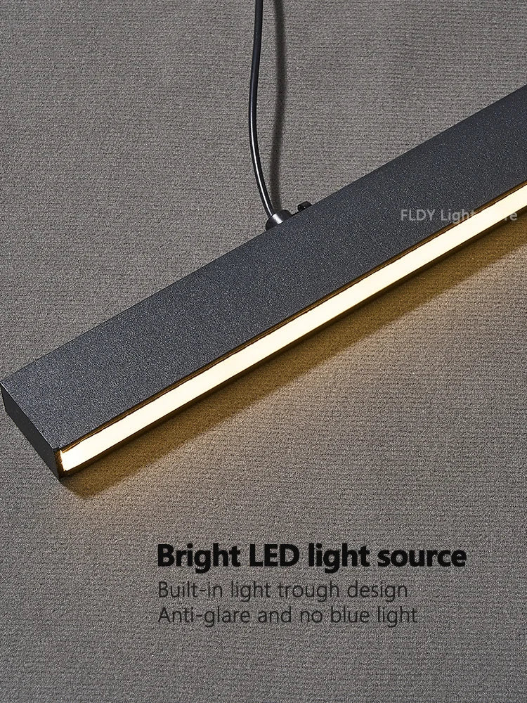 Duo Linear Drop LED Pendant Light