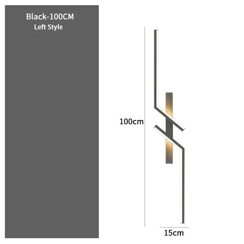Abstract Minimalist Modern LED Wall Light