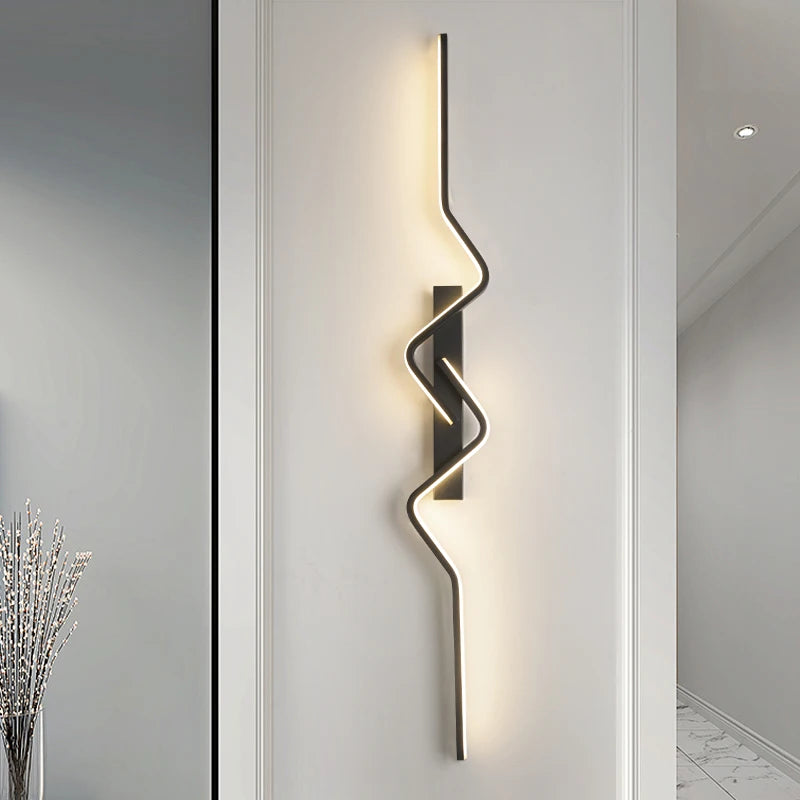 Abstract Nordic LED Wall Light