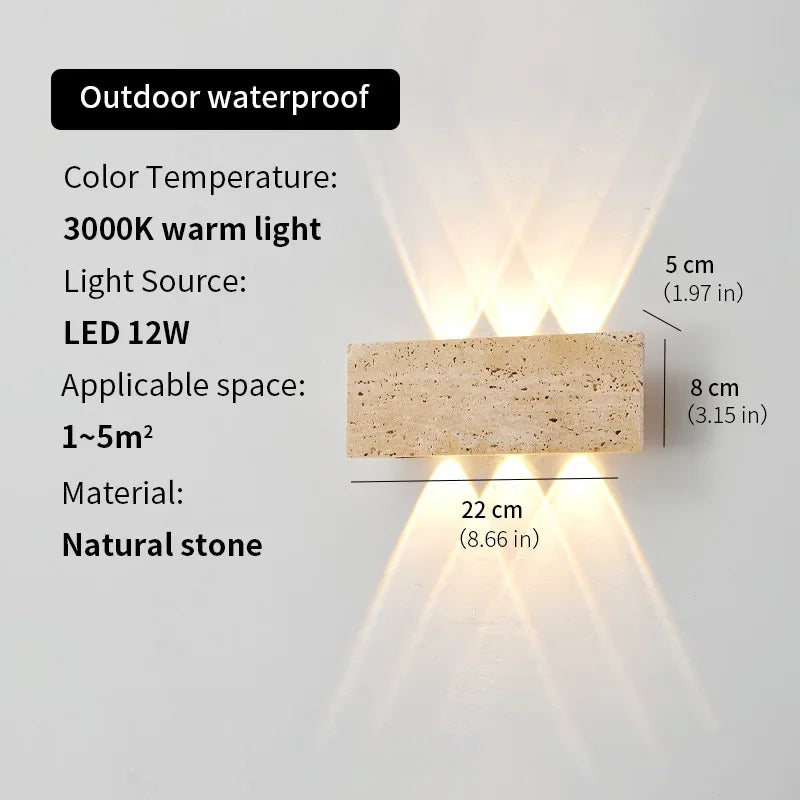 Wabi Sabi LED Indoor/Outdoor Wall Lamp