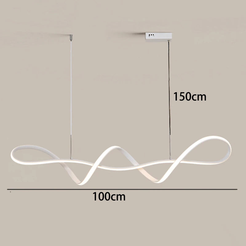 Aurora Line Sleek Ceiling Pendant