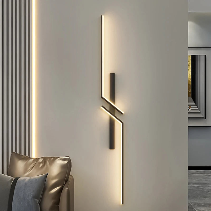 Abstract Minimalist Modern LED Wall Light