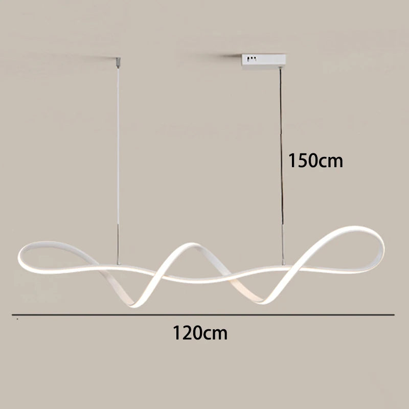 Aurora Line Sleek Ceiling Pendant