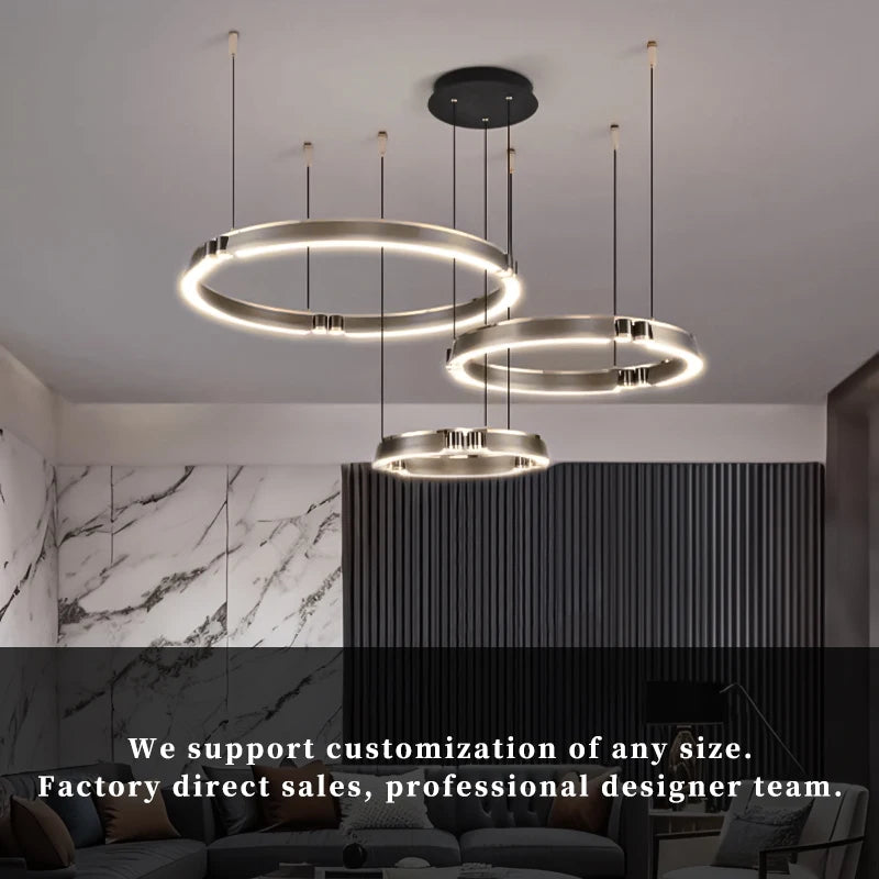 Orbitra Ring Pendant Chandelier