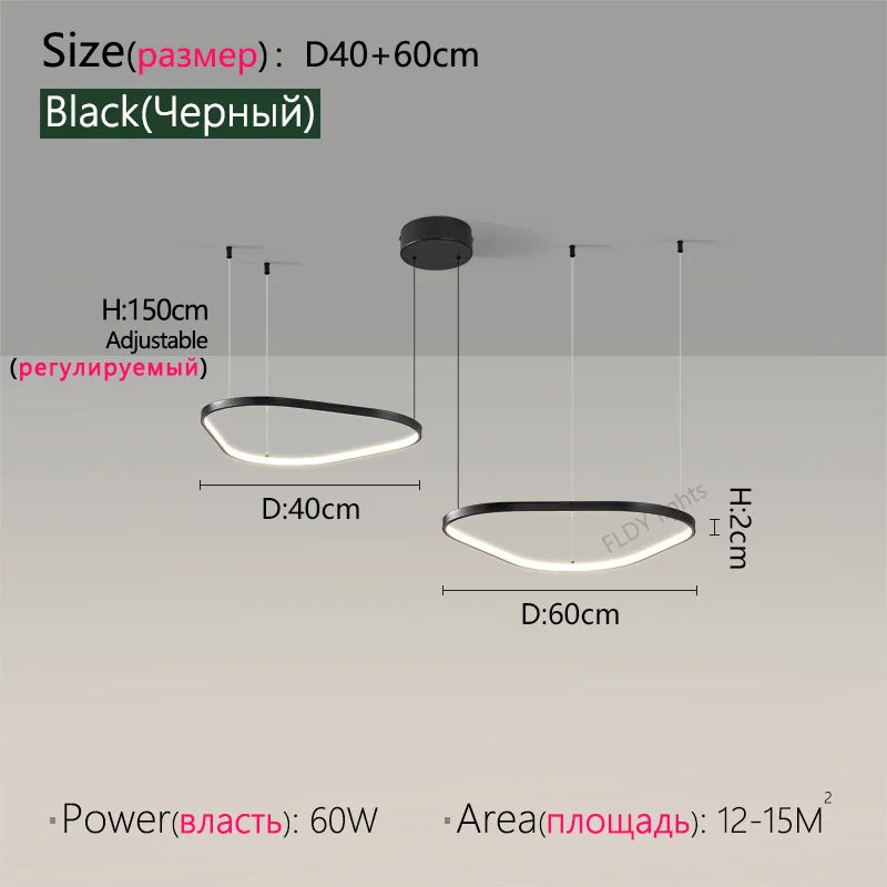 Halo Drift LED Chandelier