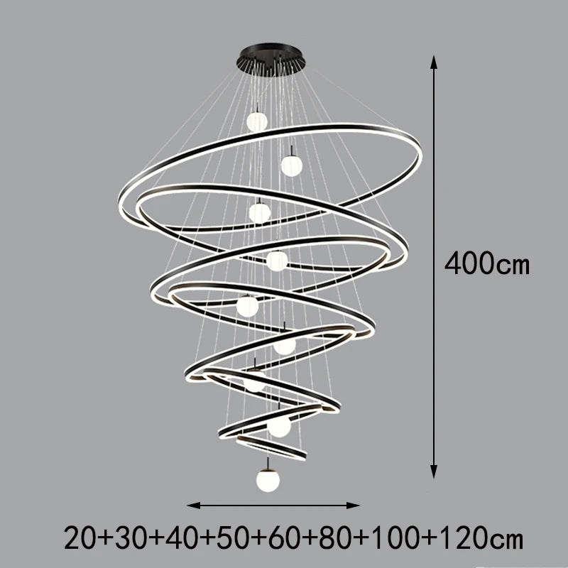 Helix Aura Grand Chandelier