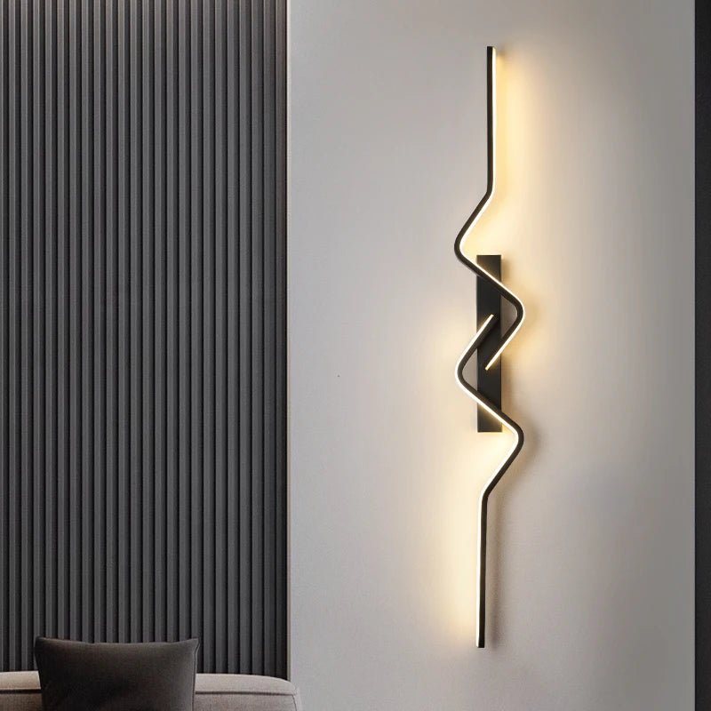 Abstract Nordic LED Wall Light