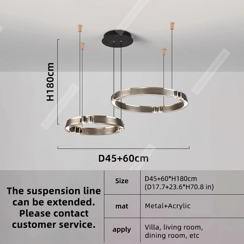 Orbitra Ring Pendant Chandelier