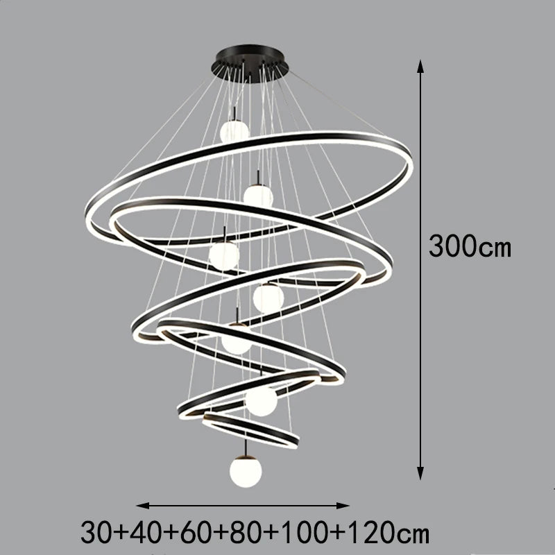 Helix Aura Grand Chandelier