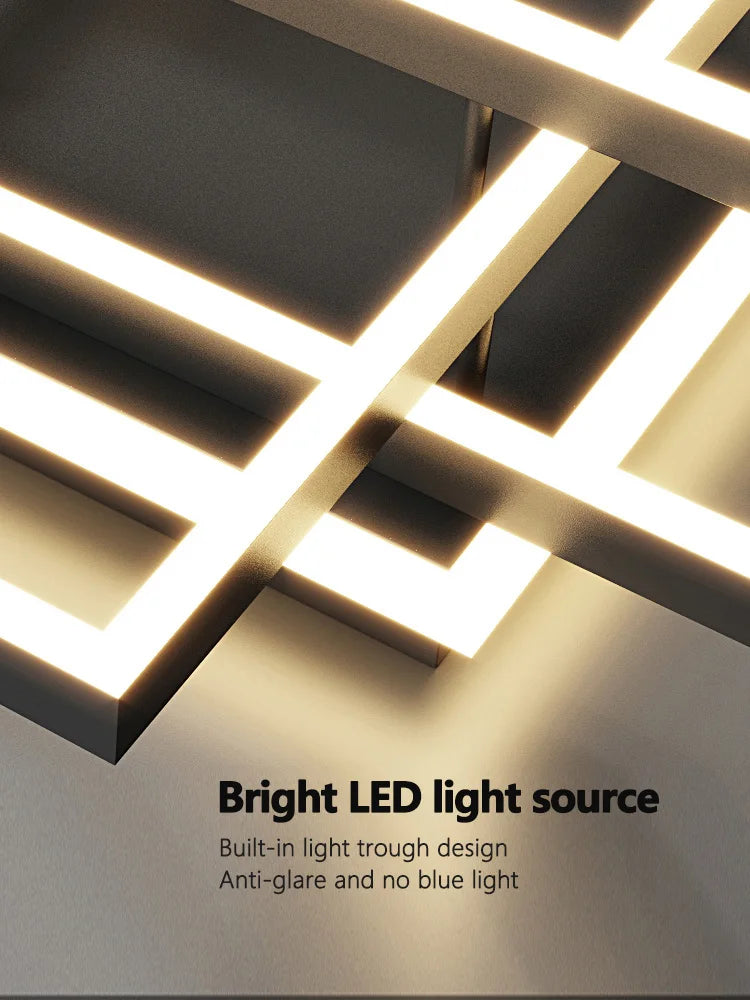 QuadraFlux Geometric Ceiling Light