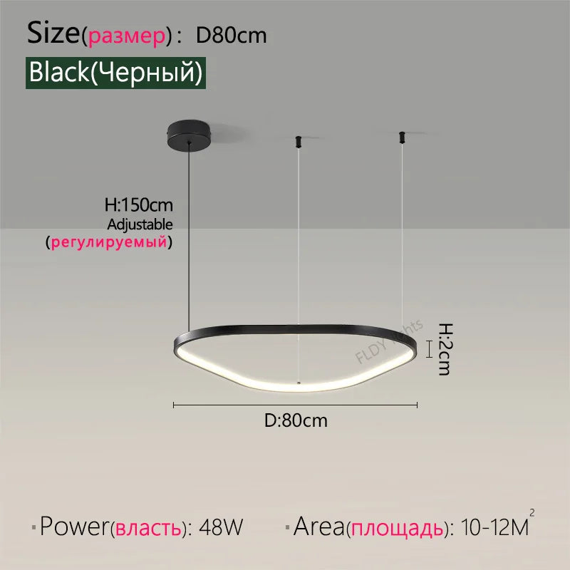 Halo Drift LED Chandelier